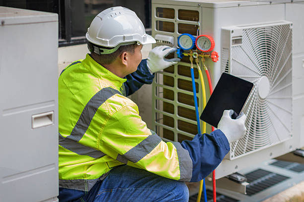 Professional Air Duct Cleaning technician working in Kuna, ID